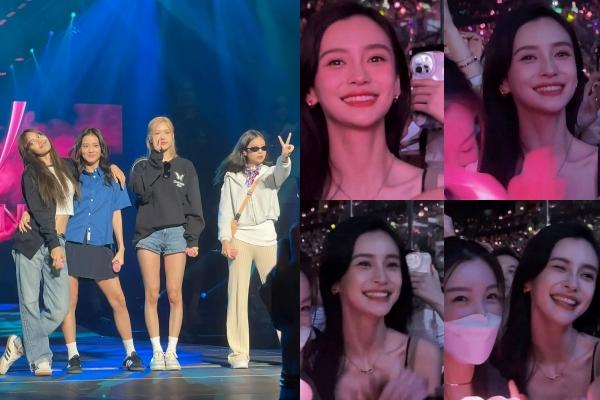 Angelababy khoe nhan sắc bất chấp cam thường khi đi xem concert BLACKPINK